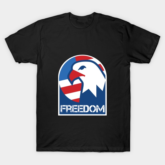 Freedom T-Shirt by attire zone